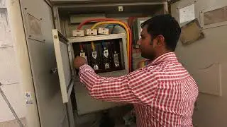 Kuwait electrical work | Cubicle panel removing |