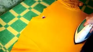 Как быстро погладить футболку * How fast ironing shirt