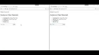 NodeJs Socket.io Chat Demo