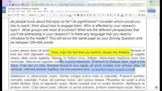 Adding a Hyperlink in Google Docs