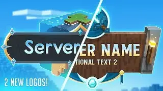 2 NEW Minecraft Server Logos! (2019) ⛏️