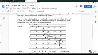 ICS - Insertion Sort