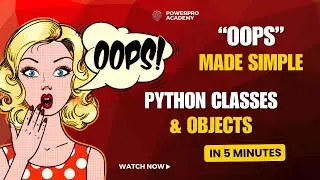 Object-Oriented Programming in Python | Classes & Objects Explained with Real Life Examples (2025)