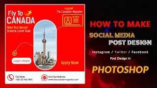Social Media Post Design || Adobe Photoshop Tutorial