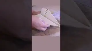 Making porcelain paper airplane #porcelain #notepad #origami