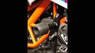 Bagoros Crash Bobbins Install #Shorts KTM Duke 390,125, 250