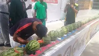 water melon breaking limka record
