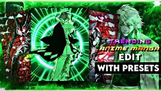 3 trending badass manga edits || alightmotion || preset/xml || #4
