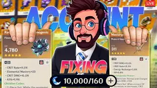 MAJOR ACCOUNT FIXING ROAST / FLEX | Account Reviews | Genshin Impact Live