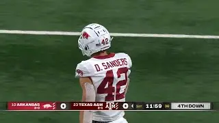 Drew Sanders vs Texas A&M (2022)