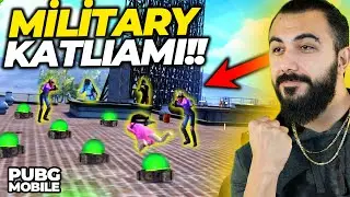 AMAN ALLAHIM BU NASIL MAÇ!! MİLİTARY VS BARIŞ G!! | PUBG Mobile