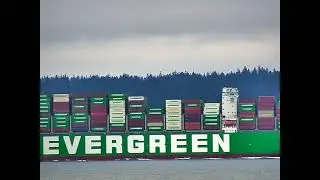 Evergreen Ever Memo inbound to Tacoma - January 6, 2025
