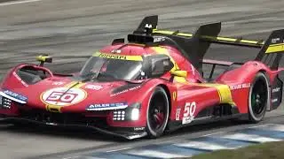 NEW Ferrari 499P LMH Testing at Sebring