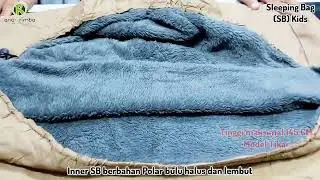 SLEEPING BAG (SB) KIDS ANAK RIMBA ADVENTURE. SELIMUT TIDUR UNTUK ANAK-ANAK
