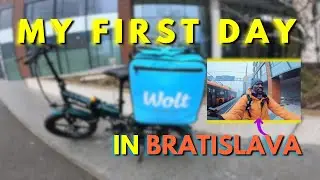 My First Day as a Wolt Food Delivery Biker in Bratislava  