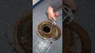 Quick Fix of a Rusted Toilet Flange! @oatey 