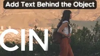 How to Add Text Behind the Object |Add Text Behind the Moving Object in video | CapCut Tutorial