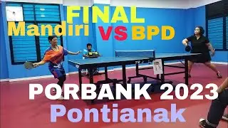 Single Putri Mandiri VS BPD #PORBANK Pontianak 2023 #tenismejaketapang #tenismejamania #ptmsi #aapc