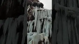 Чегемские водопады зимой