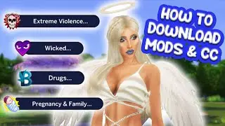 HOW TO DOWNLOAD MODS AND CUSTOM CONTENT || The Sims 4 Tutorial