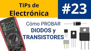 ¡DESCUBRE los SECRETOS para MEDIR diodos y TRANSISTORES!  || Tips de Electrónica