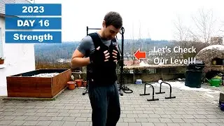 Strength Check with Weighted Fest - Count your Reps, Pull Ups, Push-Ups, Dips until Failure  [23]