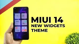 MIUI 14 New Widgets Theme For Redmi,Poco & Xiaomi Device | Animated Icons,Control Centre-Lockscreen