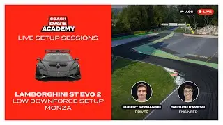 CDA Live Setup Session - Lamborghini Huracan ST EVO 2 | MONZA