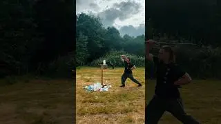 Sword cutting #saber #szabla #cutlas #katana #chinesesaber #hema