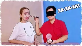 Алик мені көзін жұмып бояды | ЧЕЛЛЕНДЖ !