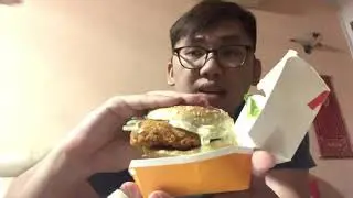 Stealthily eating McDonald’s while watching the game