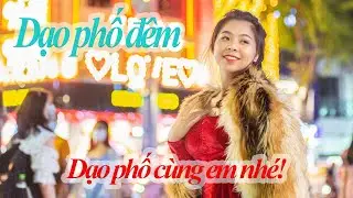 Hot model_Dạo phố đêm_Model Ngân
