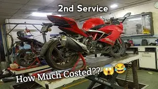 Second Service Of TVS Apache RR 310 Bs6.. || How Much Did It cost? 😱😂