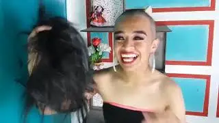 3 asian girls headshave
