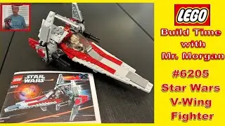Lego Star Wars V-Wing Fighter #6205 Lego Build