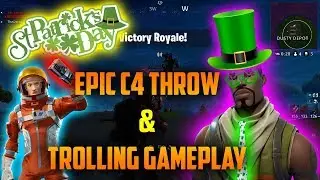 (Fortnite) EPIC C4 THROW & TROLLING GAMEPLAY