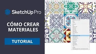 Cómo Crear Materiales | Tutorial de SketchUp