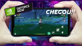 SAIU GENSHIN IMPACT MOBILE NO GEFORCE NOW!!