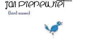 Learn to speak Afrikaans 21 : Jan Pierewiet