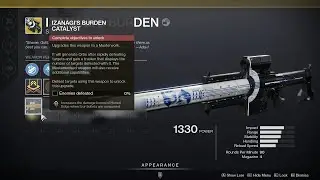 HOW TO GET IZANAGIS BURDEN CATALYST - DESTINY 2