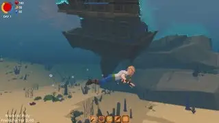 Captain Bones Game - PreAlpha Underwater Gameplay