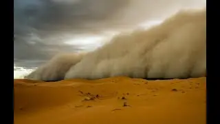 Relaxing Sandstorm Sound  Meditation , Sleep , Work , Study   8 hour