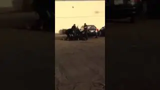 El Centro California Police beat man mauls dog (man was criminal but but ...)
