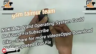 Nokia  No Valid Operating System Could Be Found Fix, Nokia  Flash unlock tool
