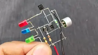 Music Reactive LED Light Circuit Project | Electronics project | Bc547