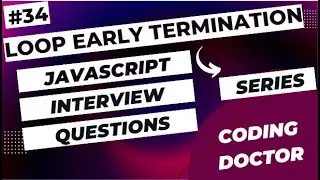 JavaScript Interview Questions (How to terminate a loop early?) #javascript #react #programming