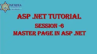 Session -6 ASP .Net : Master page in ASP .Net