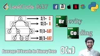 [Python] - Leetcode 637 - Average of Levels in Binary Tree in  O(N) Complexity