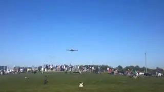 Airbus A380 landing at Vancouver