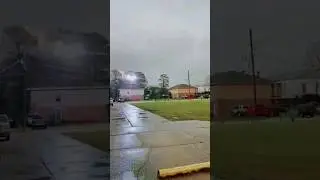 electric fire on transmission line 